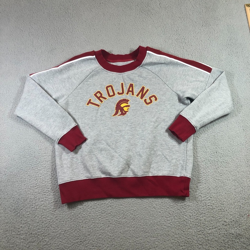 Trojans sweater Womens S Gray USC college